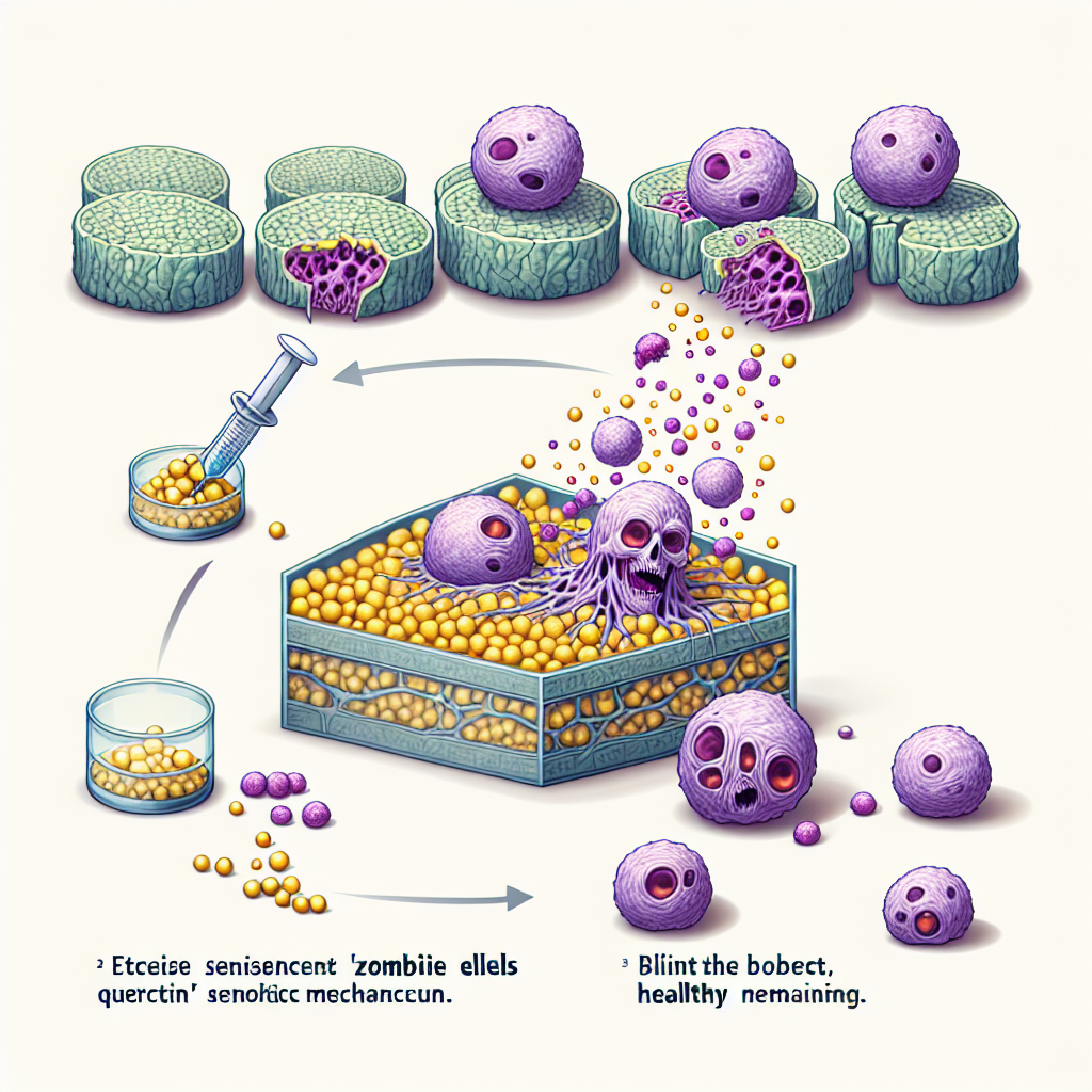 Quercetin Senolytic: Clear Zombie Cells & Reverse Cellular Aging – Clinical Evidence